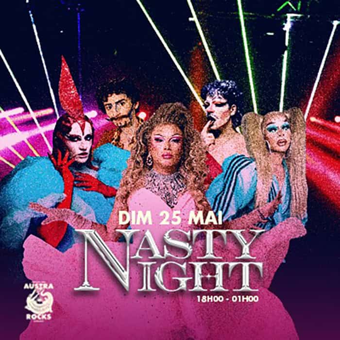 Nasty night soirée drag queen Grenoble
