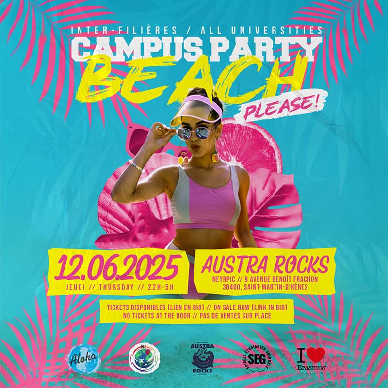 Campus Party beach please Austra Rocks