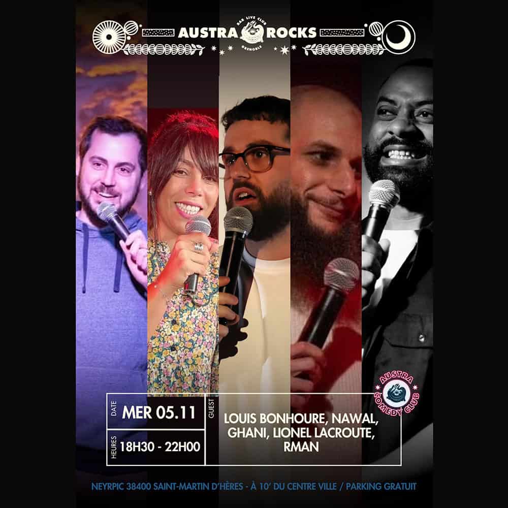 5 novembre Austra comedy club