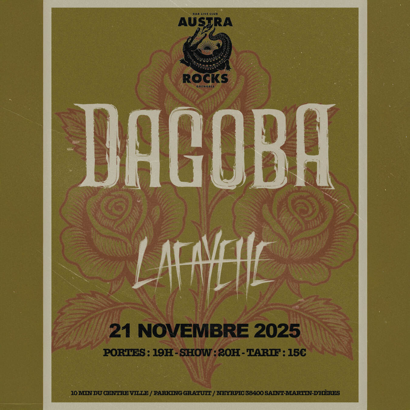 Dagoba x Lafayette Austra Rocks Grenoble