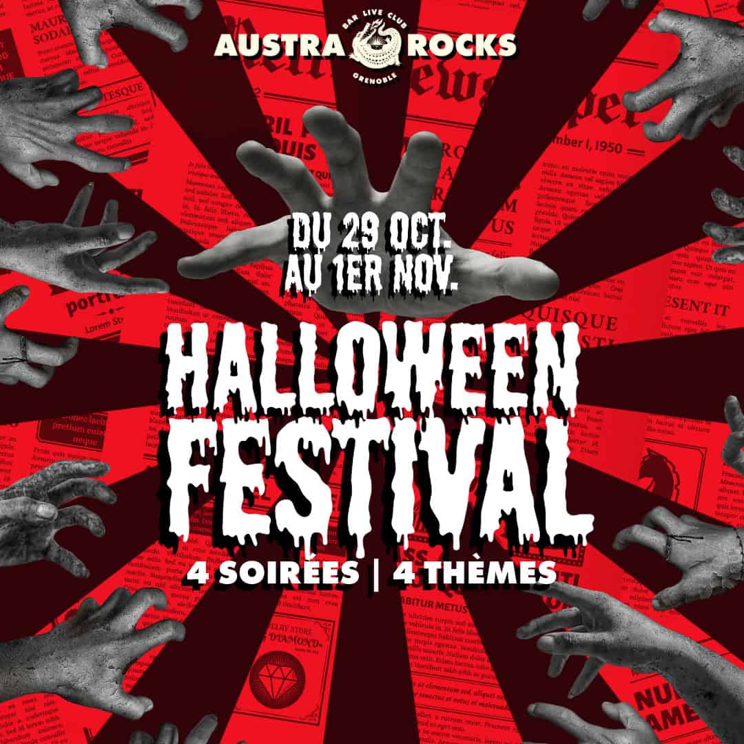 Soirée halloween 2025 Austra Grenoble