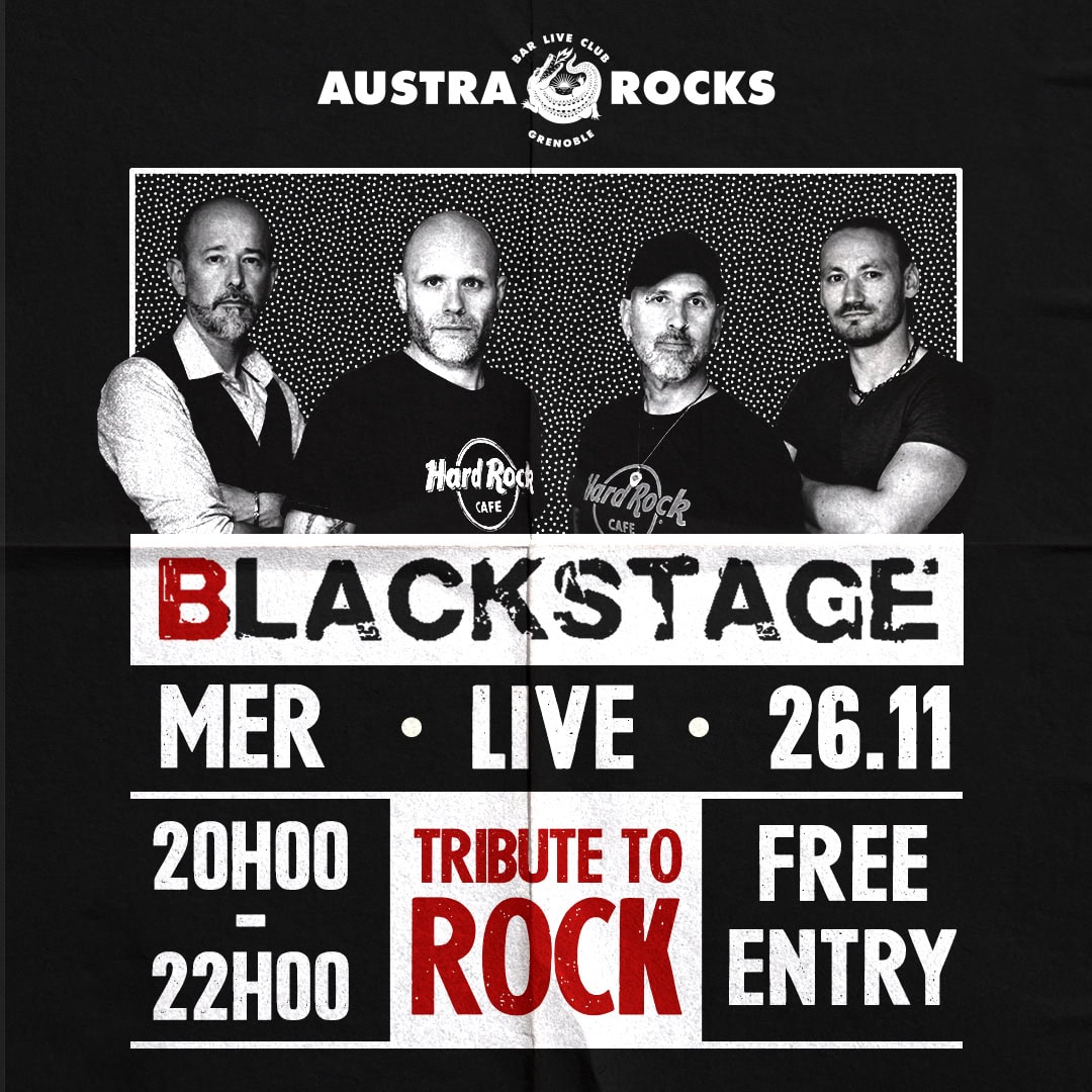 AUSTRA GRENOBLE BLACKSTAGE